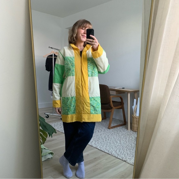 Colorful Patchwork Quilted Jacket - Picture 4 of 7